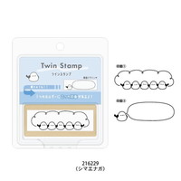 カミオ　ＴＷＩＮスタンプ　シマエナガ２１６２２９