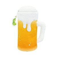 #カミオジャパン ペンポーチ 大人の図鑑ヌイグルミペンポーチ  ビール 225836