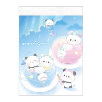 #カミオジャパン ミニメモ もちもちぱんだミニメモ  コーヒーカップ 226884