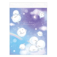 #カミオジャパン ミニメモ ずっとシマエナガミニメモ 0 ぽんぽんシマエナガ 228209