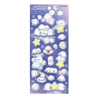 #カミオジャパン ステッカー PIKAPUNIシール  ぽんぽんシマエナガ 229333