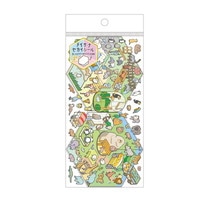 #カミオジャパン ステッカー チイサナセカイシール  ドウブツエンNOオヘヤ 229451