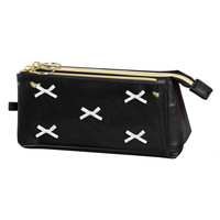 #カミオジャパン ペンケース サンカクマルチペンケース  メッシュリボン 229536