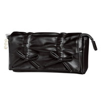 #カミオジャパン ペンケース ドロストリボンペンポーチ  ブラック 229541