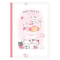 #カミオジャパン 方眼ノート もちもちぱんだB5方眼ノート B5        イチゴパフェ 230293