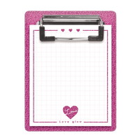 #カミオジャパン メモ LOVEGLOWグリッターバインダーメモ  ピンク 230730