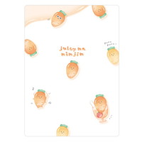 #カミオジャパン 下敷き ジューシーなにんじん下敷き  ジューシーなにんじん 231142