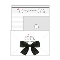 #カミオジャパン  ずっとシマエナガリボン付きレター   231208