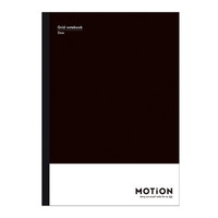 #カミオジャパン  MOTiON方眼ノート B5 BLACK 231484