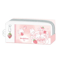 #カミオジャパン  しゅがのんツインファスナーペンケース  いちご 232021