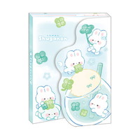 #カミオジャパン  しゅがのんダイカットカバー付きメモ  クローバー 232030