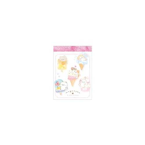 #カミオジャパン ミニメモ もぐにゃんミニメモ  アイスチラシ 232606