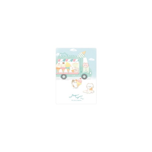 #カミオジャパン 下敷き もぐにゃん下敷き  アイスやさん 232610