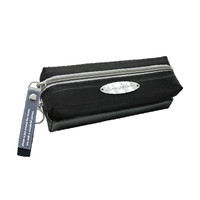 #クラックス 収納用品 パカポケペンケース 2ルーム ブラック 131348