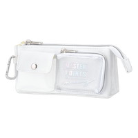 #クラックス 収納用品 トリプルポケットサンカクペンケース  マスターホワイト 131858