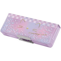 #クラックス 収納用品 コンパクト両面開きペンケース  メイティキャット 132264