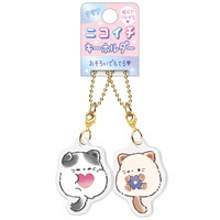#クラックス 身辺雑貨 クリアニコイチキーホルダー  モチポポ 133020