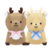 #クラックス 身辺雑貨 ニコヌイキーホルダー  シカ 133134