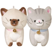 #クラックス 身辺雑貨 ニコヌイキーホルダー  シャム･アメショ 133150