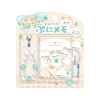 #クラックス メモ ひみつのぷにメモ ビーズチャーム付 アレコレコレクト 133465