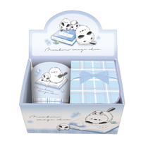 #クラックス キッチン雑貨 タオル付きマグカップ  ノンビリエナガチャン 133579