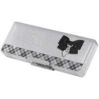 #クラックス 収納用品 エアリークリア両面開きペンケース  リボン 133726