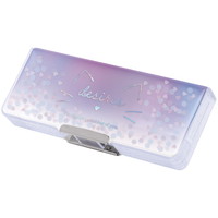 #クラックス 収納用品 エアリークリア両面開きペンケース  ネコフェイス 133731