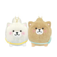 #クラックス 身辺雑貨 Ｌサイズニコヌイキーホルダー  ポメラニアン 133949