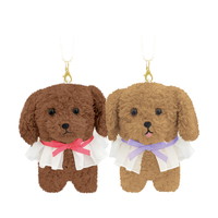 #クラックス 身辺雑貨 Ｌサイズニコヌイキーホルダー  プードル 133950