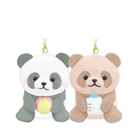 #クラックス 身辺雑貨 Ｌサイズニコヌイキーホルダー  パンダ 133951