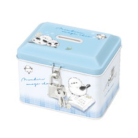 #クラックス 生活雑貨 カギ付缶バンク  ノンビリエナガチャン 134132