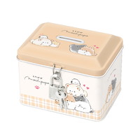 #クラックス 生活雑貨 カギ付缶バンク  モチポポ＿イヌポポ 134134