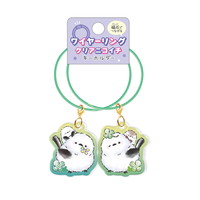 #クラックス 身辺雑貨 ワイヤーリングクリアニコイチキーホルダー  ノンビリエナガチャン 134317