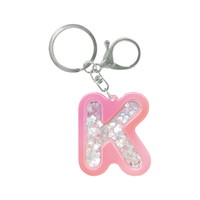 #クラックス 身辺雑貨 シャカシャカイニシャルキーホルダー  Ｋ 135064
