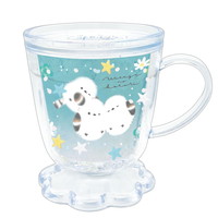 #クラックス キッチン雑貨 カフェ型グリッターカップ  カワイイトリ 135422