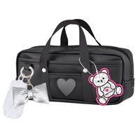 #クラックス 収納用品 パロディペンポーチ  スクールバッグ／ブラック 135550