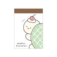 #クラックス メモ オイシイカメサンミニメモ  アップ 135810