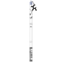 #クラックス 鉛筆 メタリックライクチャーム付鉛筆 2B ルーズノットリボン／シロ 135863