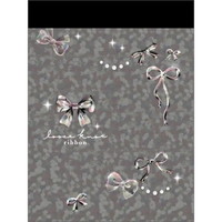 #クラックス メモ メタリックライクホログラムメモ  ルーズノットリボン 135867