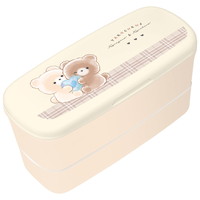 #クラックス ランチ雑貨 2段ランチBox  タロチャンズ･クマタロズ 136080