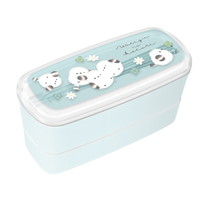 #クラックス ランチ雑貨 2段ランチBox  ワタゲノコトリ 136098
