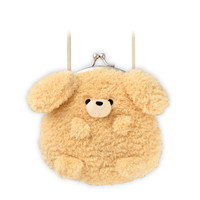 #クラックス 身辺雑貨 ぬいぐるみがま口コインケース ショルダー付 プードル 136209