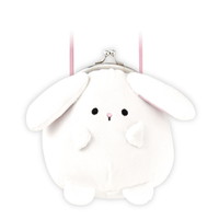 #クラックス 身辺雑貨 ぬいぐるみがま口コインケース ショルダー付 ウサギ 136212