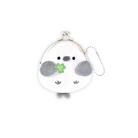 #クラックス 身辺雑貨 ぬいぐるみがま口コインケース  クローバーエナガ 136219