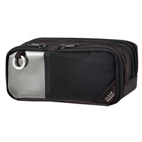 #クラックス 収納用品 マルチポケットペンケース  ブラック 136254