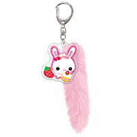 #クラックス 身辺雑貨 しっぽ付きキーホルダー  フワフワラビチャン 136350