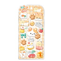#クラックス シール もちプニューステッカー  ハムスター 136389