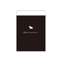 #クラックス メモ帳 カラーパターンミニメモ  ブラックパターン 136665