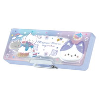 #クラックス 収納用品 コンパクトペンケース 両面開き ミャウミャウニャンコ 137594