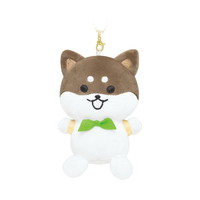 #クラックス  おでかけたいシバぬいぐるみキーホルダー  オスシ 137610